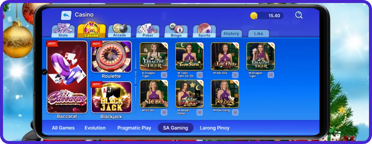 how to play live casino at playtime